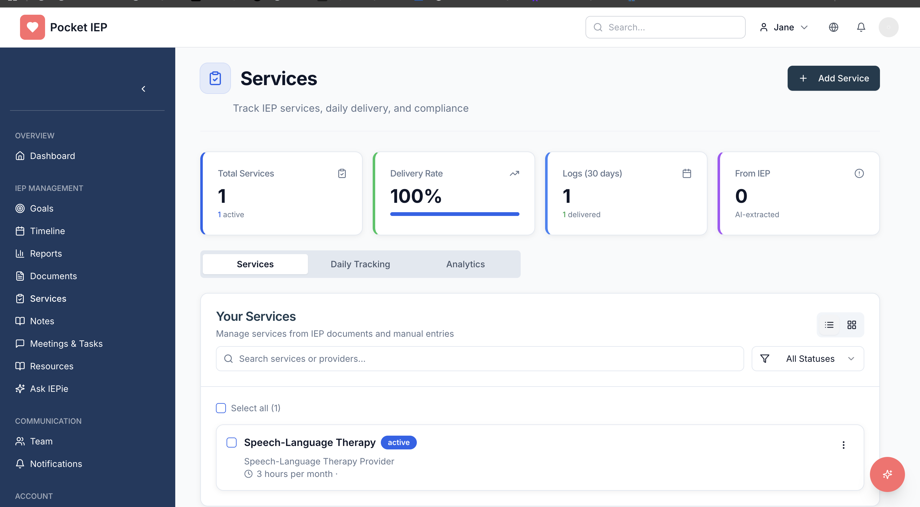 Monitor service delivery and stay compliant